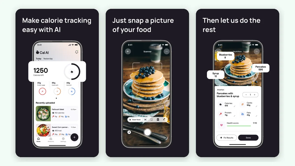 Cal AI — official App Store screenshots