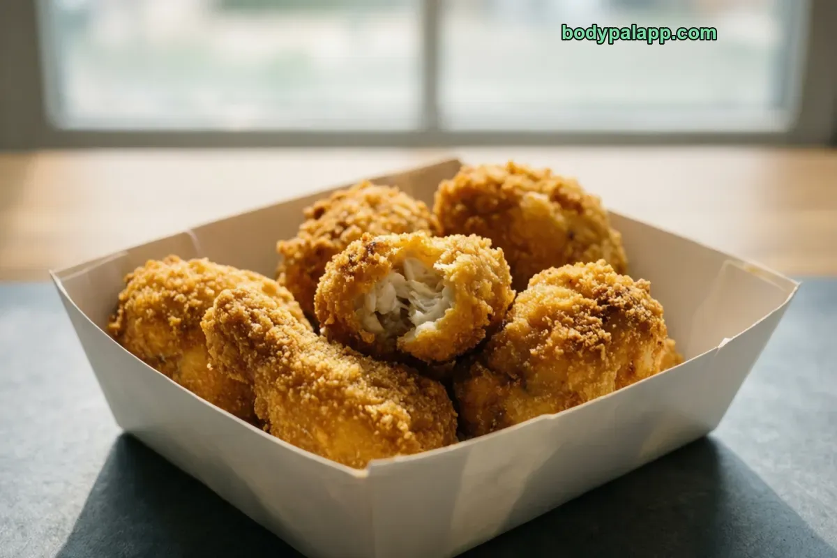 6 piece chicken mcnuggets, fast food