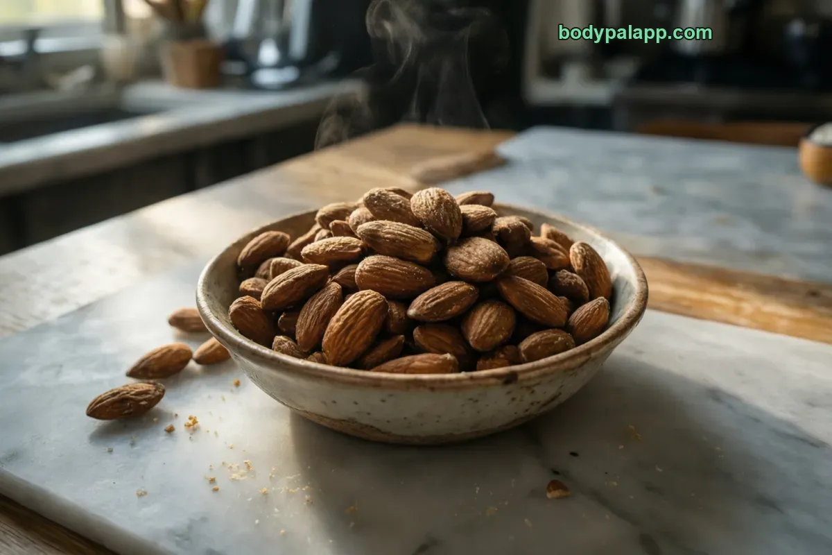 Raw almonds, raw, unsalted