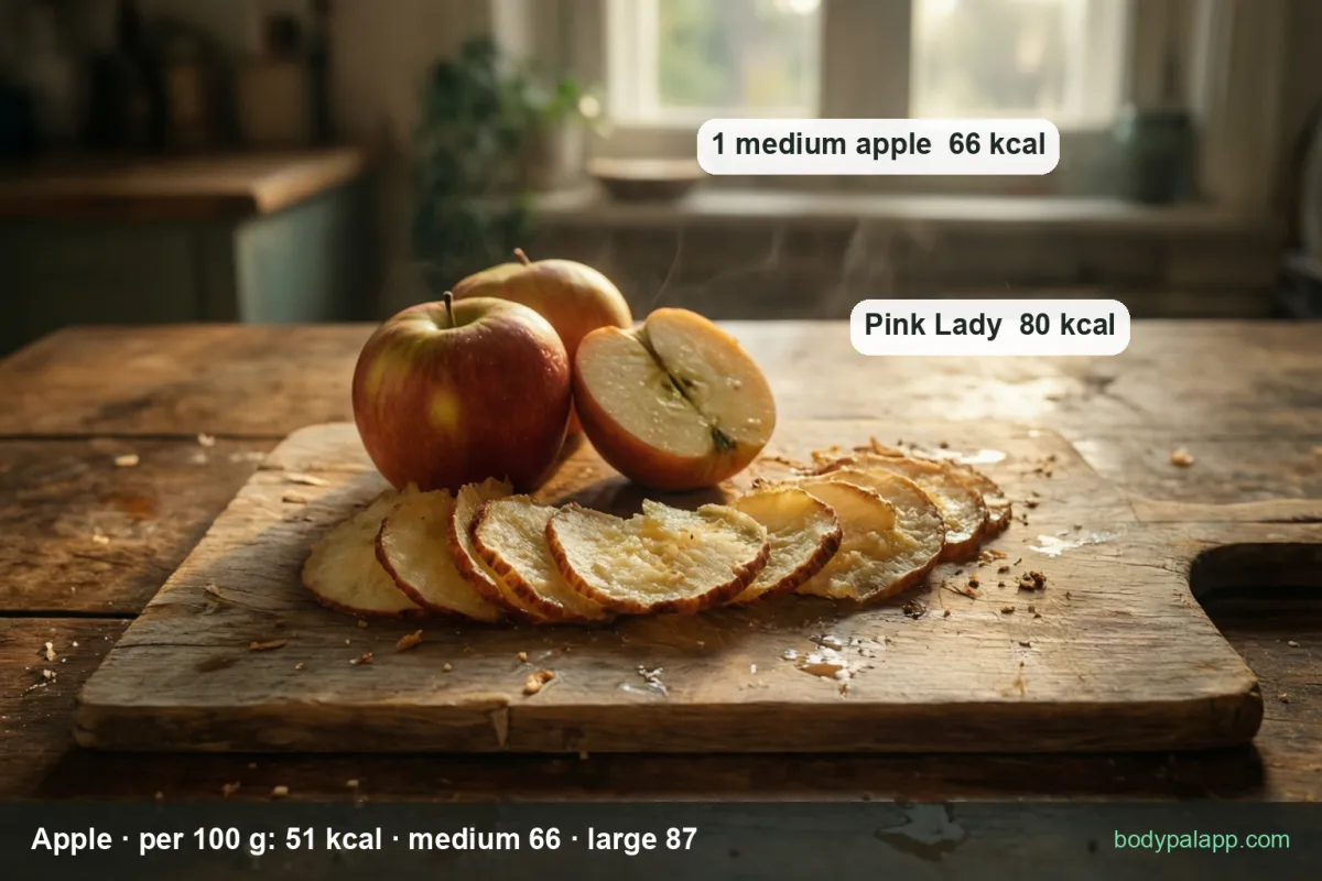 Apple variants calories comparison