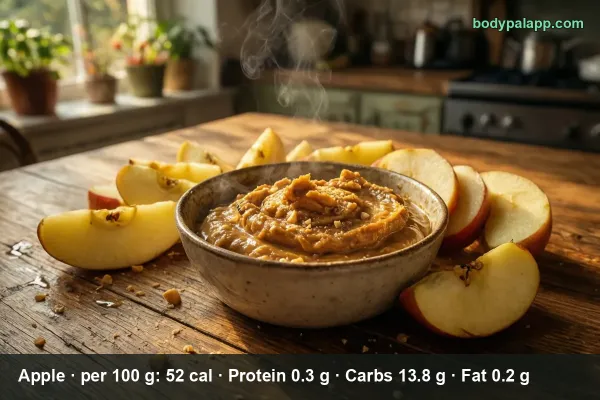 Apple With Peanut Butter calories