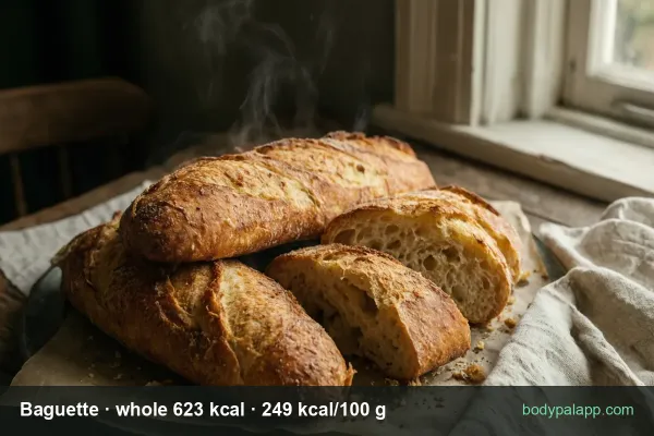 Baguette calories