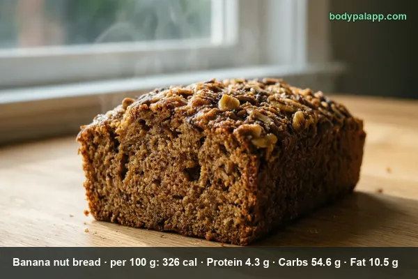 Banana Nut Bread calories