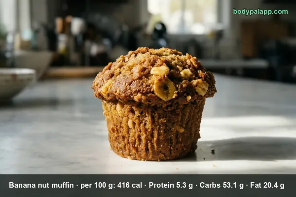 Banana Nut Muffin calories