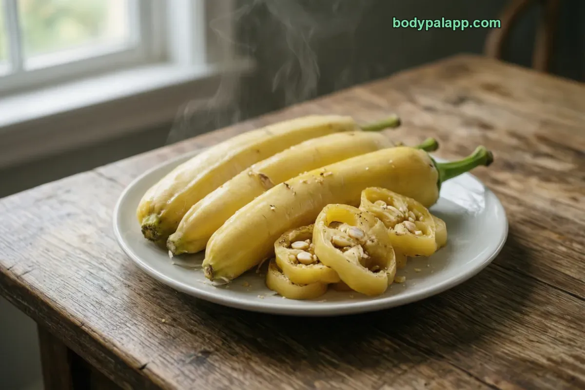 Banana pepper, raw
