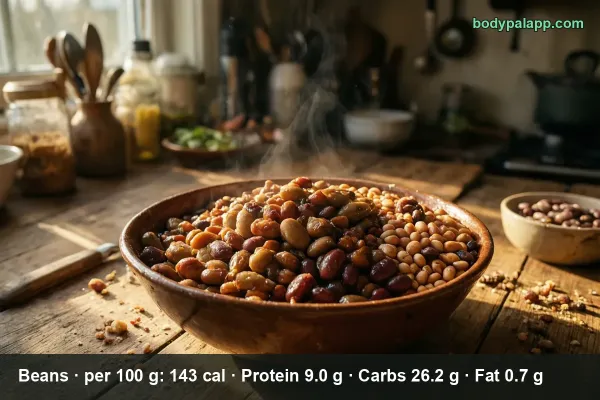 Beans calories
