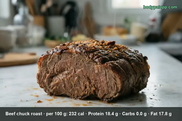 Beef Chuck Roast calories