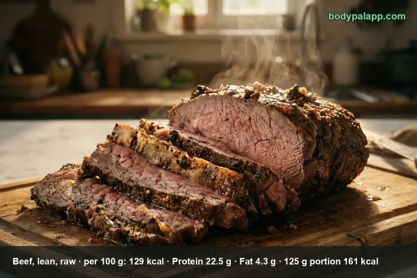 Beef calories