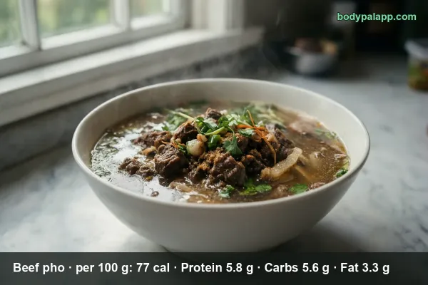 Beef Pho calories