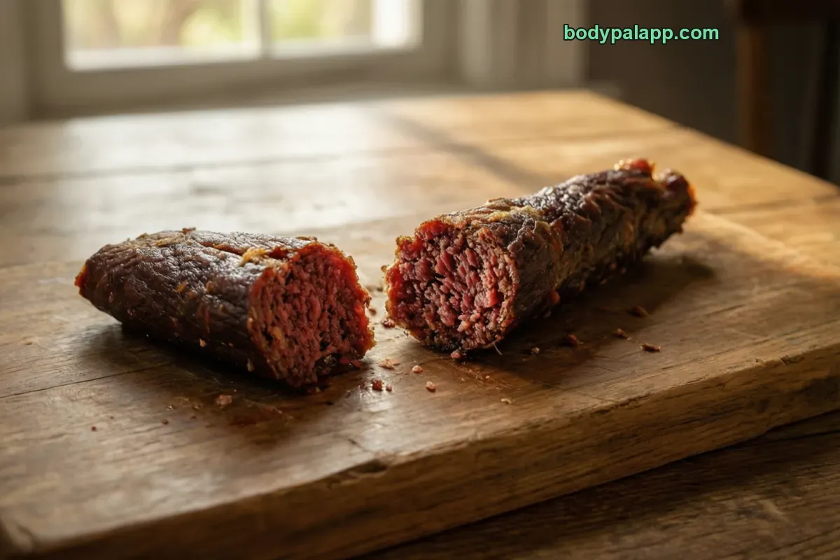 Beef stick, smoked