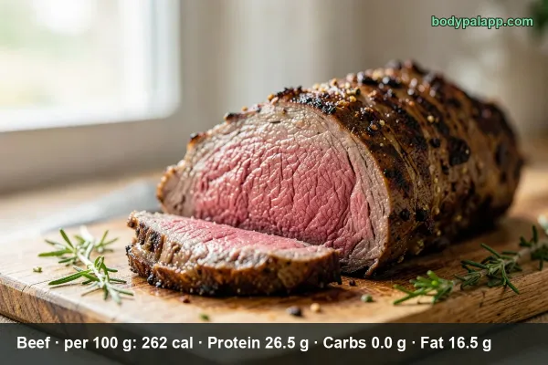 Beef calories