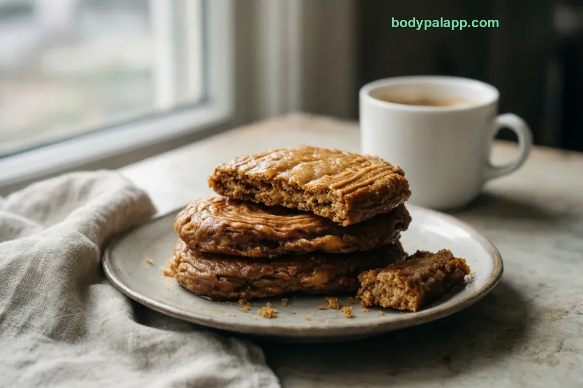 Biscoff cookie, commercially prepared shortbread cookie