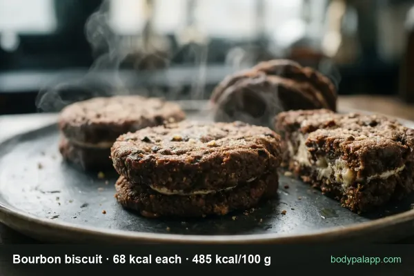 Bourbon biscuit calories