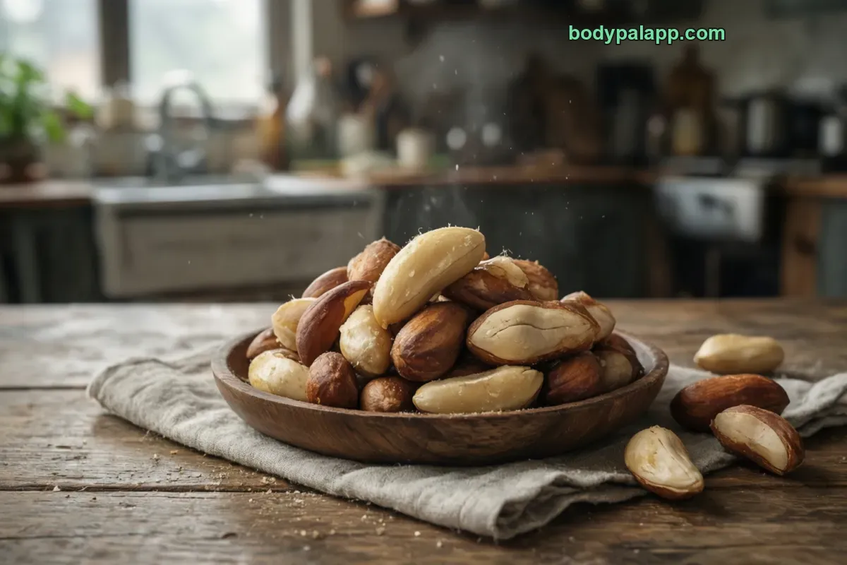 Brazil nuts, dried, unblanched