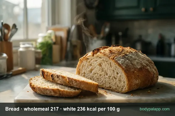 Bread calories