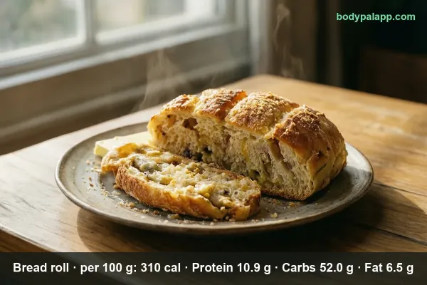 Bread Roll And Butter calories