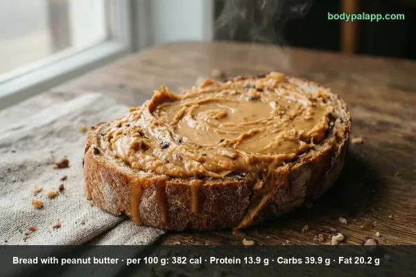 Bread With Peanut Butter calories