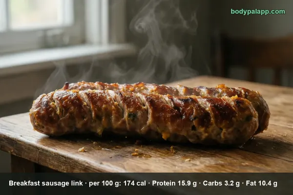 Breakfast Sausage Link calories