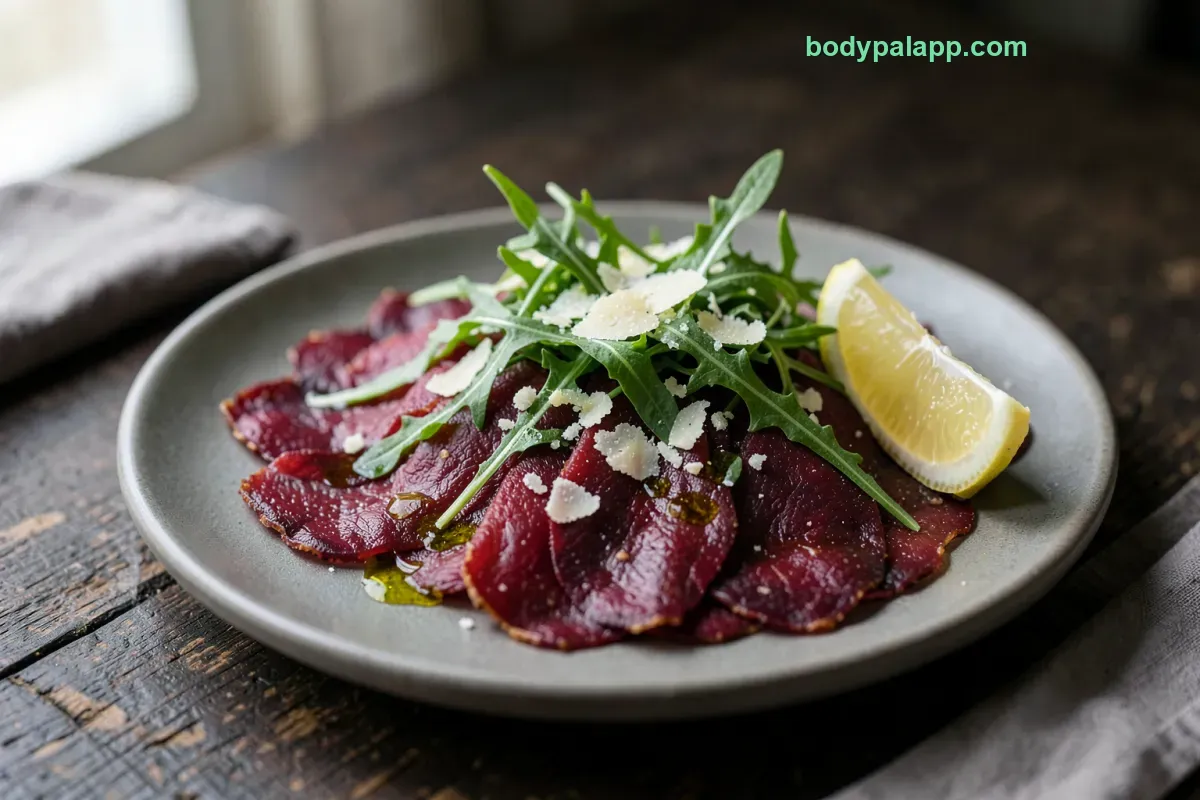 Bresaola, affettata, confezionata
