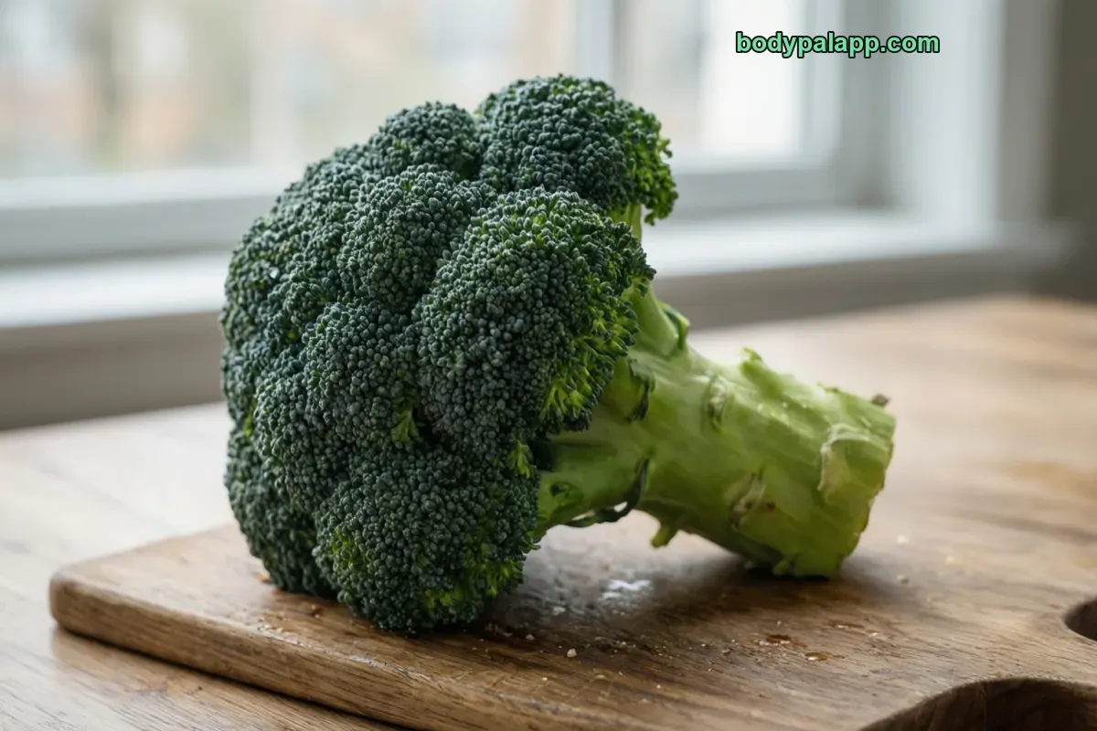 Broccoli crown, raw