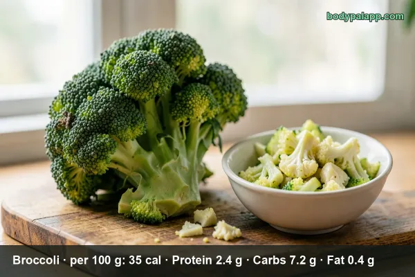 Broccoli calories