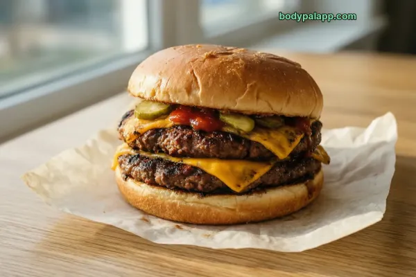 Burger King Style Double Cheeseburger