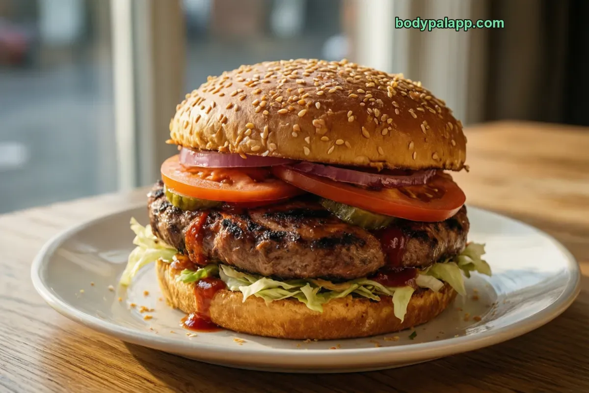 Burger king whopper, fast food, no cheese