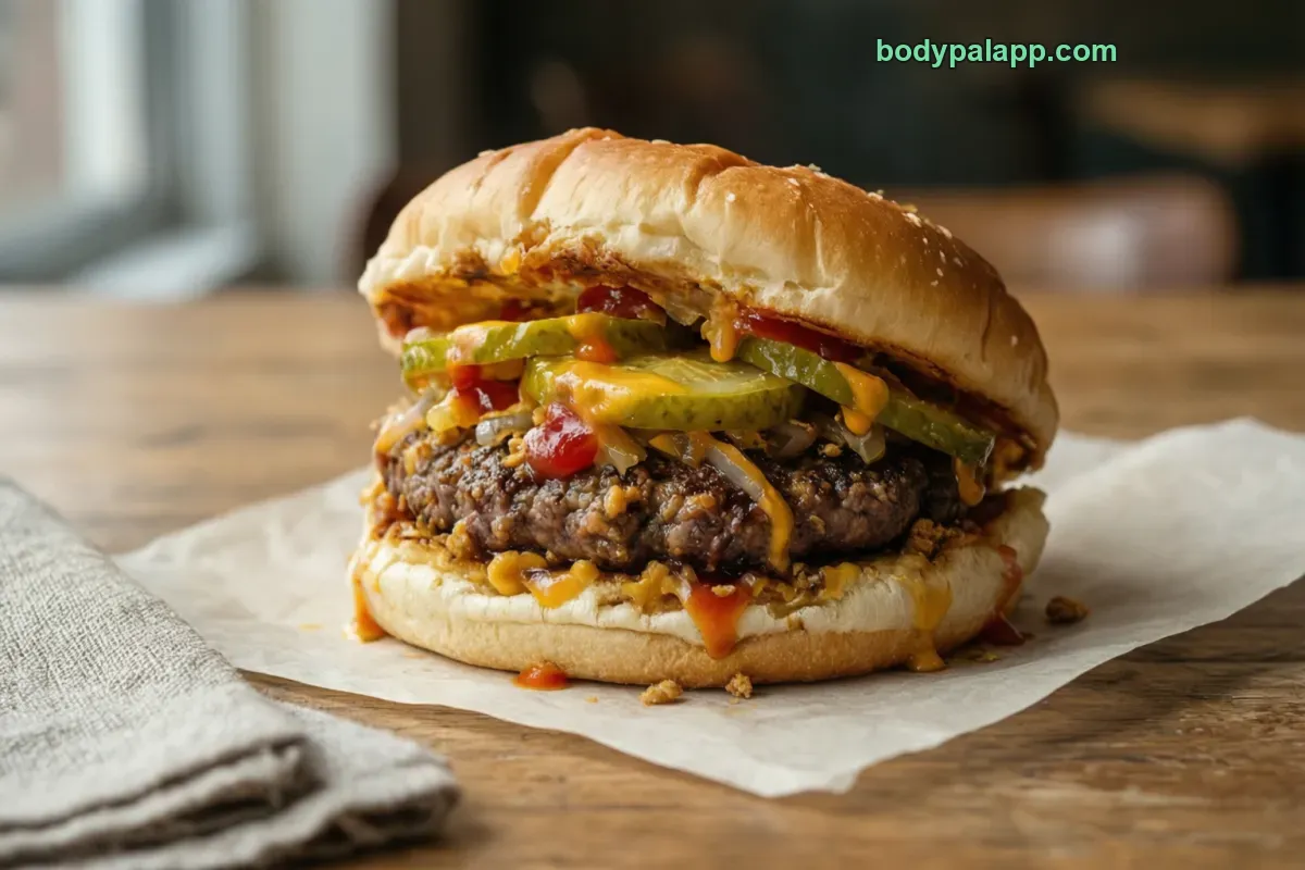 Mcdonald's hamburger, fast food