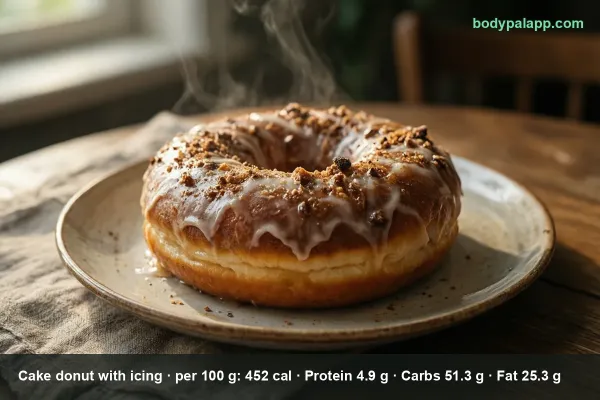 Cake Donut With Icing calories