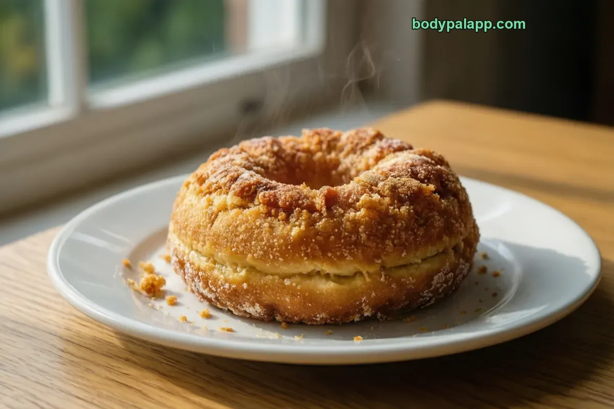 Cake doughnut, plain, old-fashioned