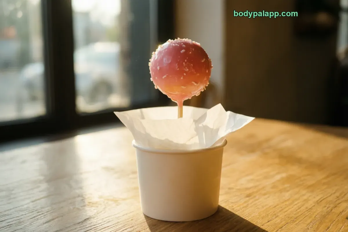 Starbucks cake pop, as served