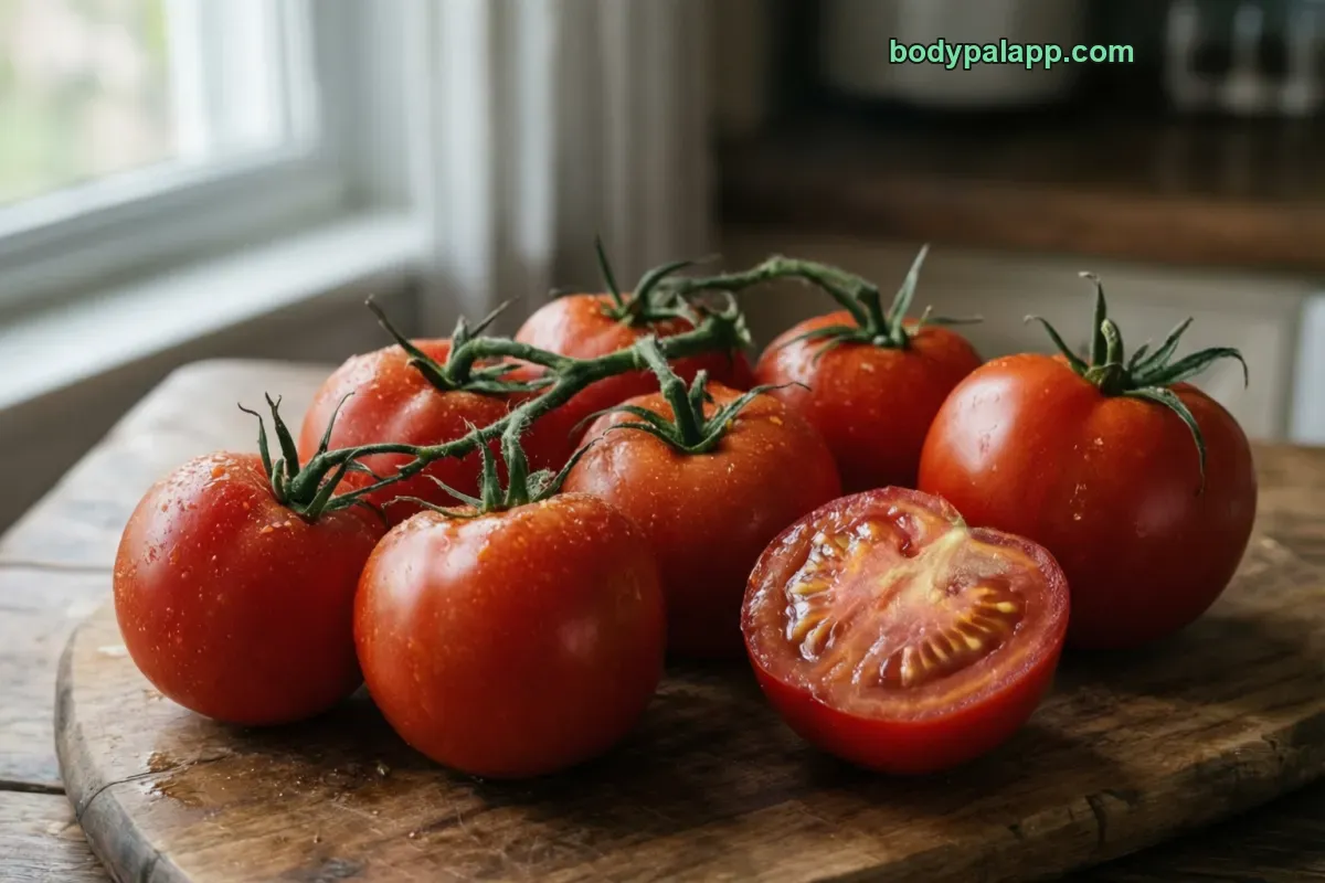 Campari tomato, ripe red tomato