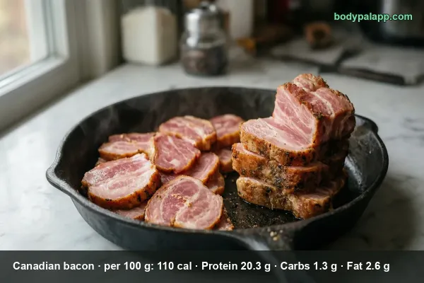 Canadian Bacon calories
