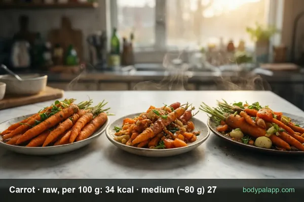 Carrot calories