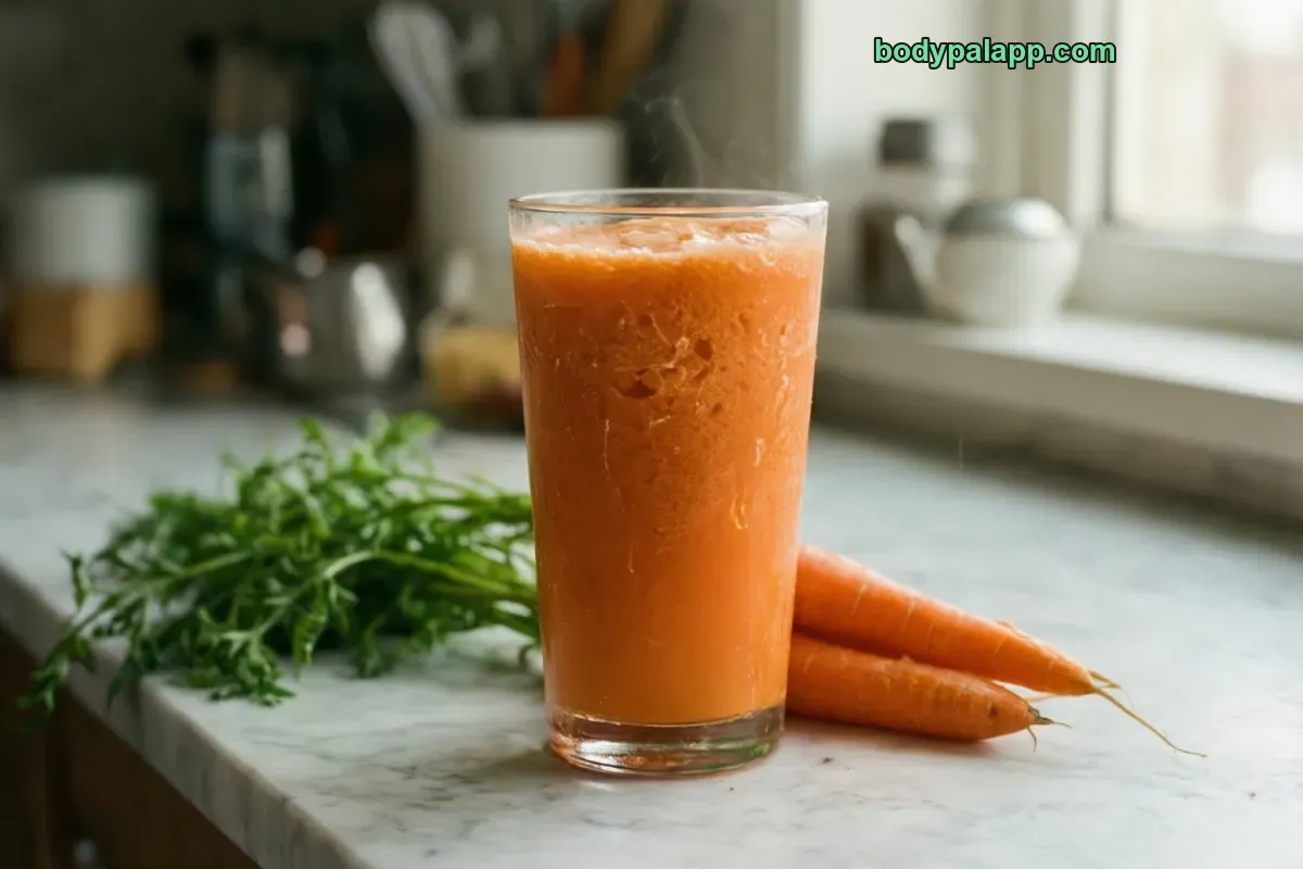 Carrot juice, canned, 100% juice