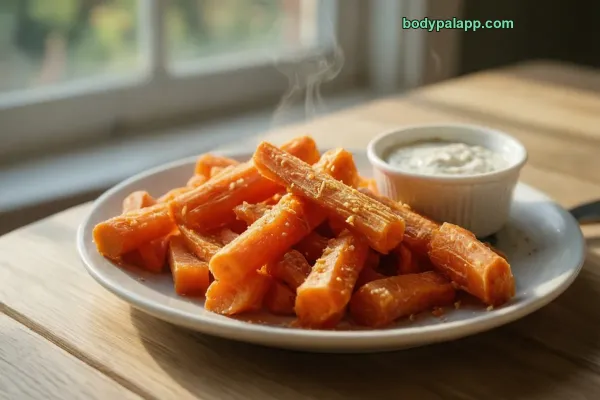 Raw Carrot Sticks