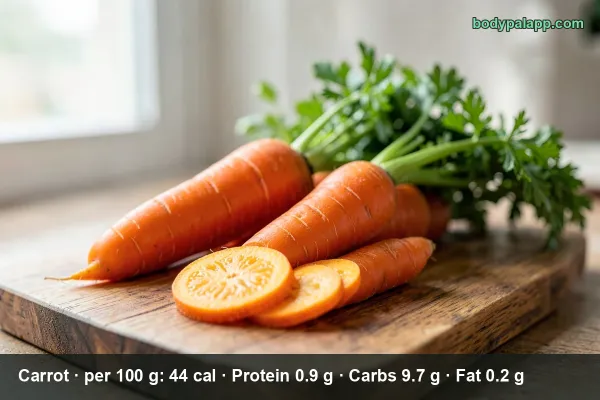 Carrot calories
