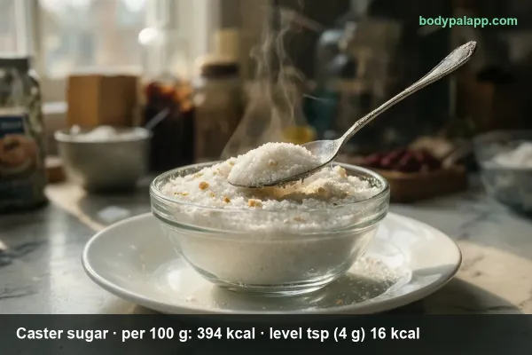 Caster sugar calories