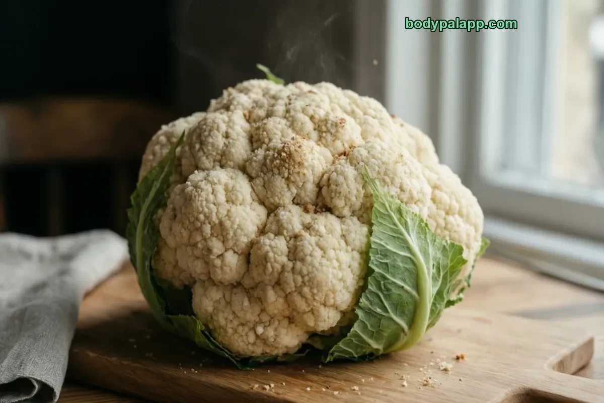 Cauliflower head, raw
