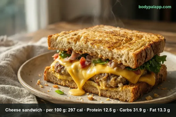 Cheese Sandwich calories