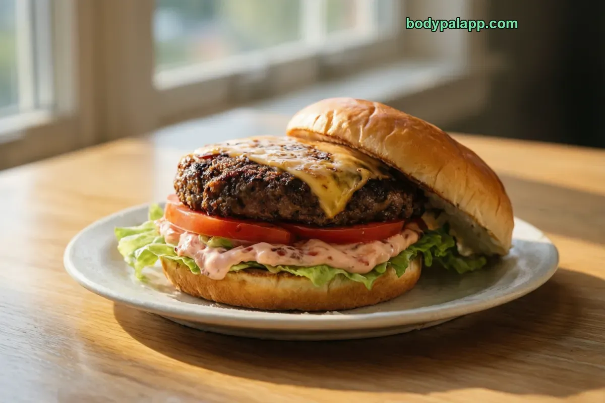 In-n-out cheeseburger, as served