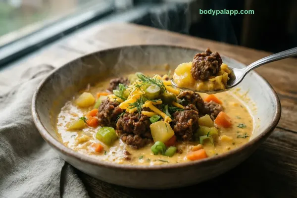 Cheeseburger Soup