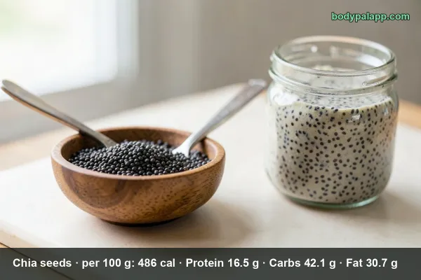 Chia Seeds calories