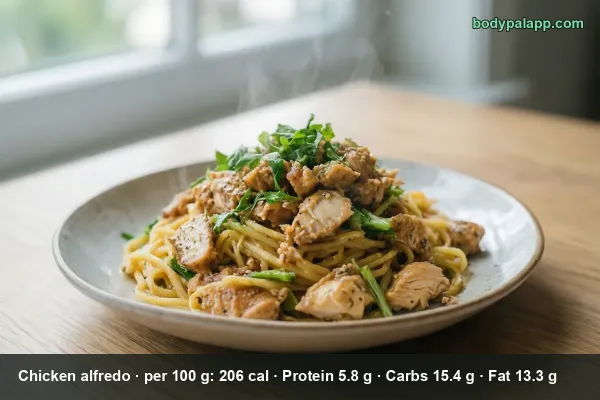 Chicken Alfredo calories