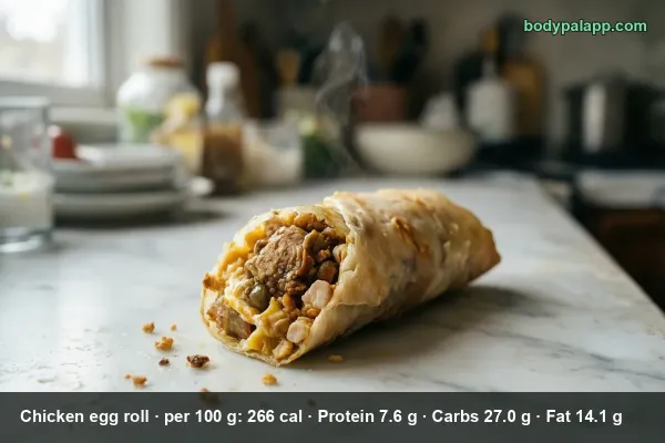 Chicken Egg Roll calories