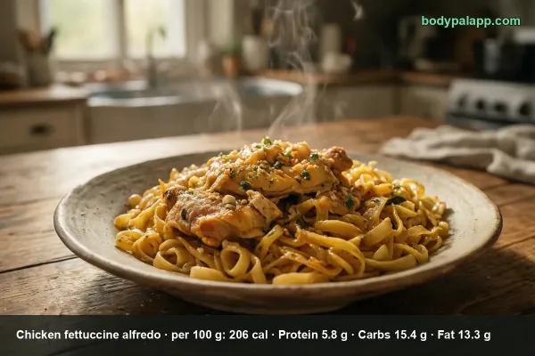 Chicken Fettuccine Alfredo calories