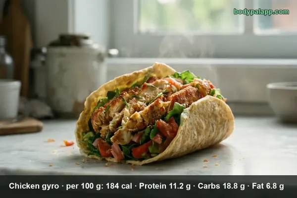 Chicken Gyro calories