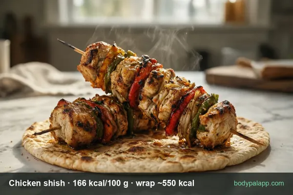 Chicken kebab calories