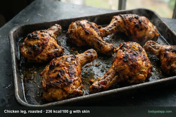 Chicken leg calories