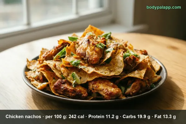 Chicken Nachos calories